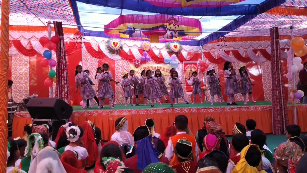 Barbie dance doing by the little flower Sanskar High school girls