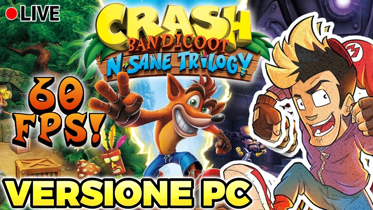 Proviamo Crash in versione Steam a 60fps (29/06/2025)