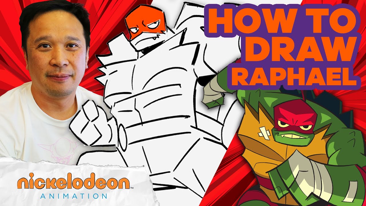 How to Draw Raphael ✍️ | Draw Along w/ Alan Wan 🎨 | Rise of the TMNT