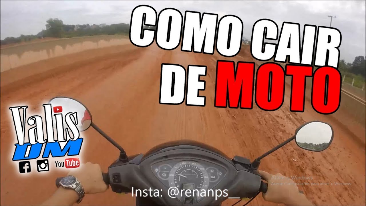 ACIDENTE, APRENDA A CAIR DE MOTO?