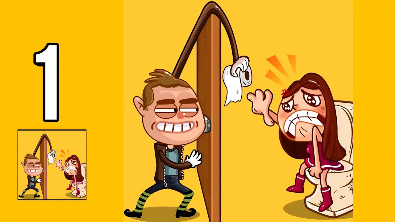 Troll Robber - Long Hand Thief Puzzle - Gameplay Walkthrough All Levels 1-50 Part 1