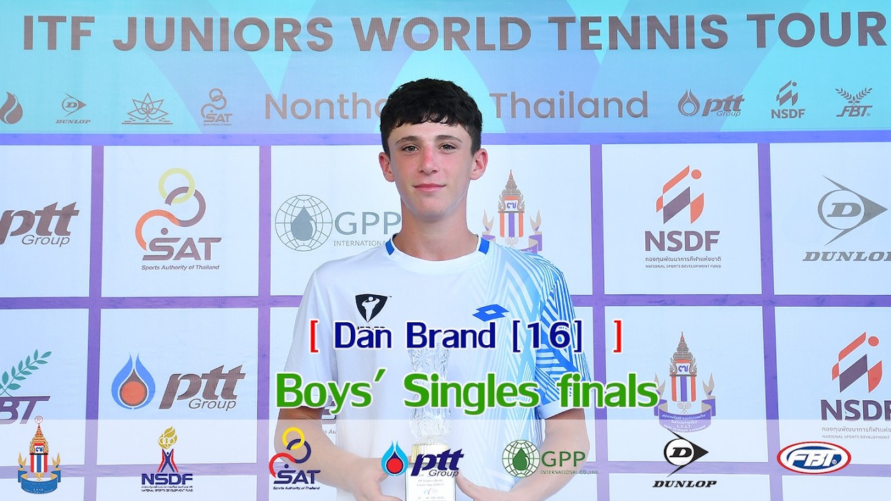 ITF Juniors World Tennis Tour J200 1 Boys' Singles finals&ndash; Dan Brand 16 vs Hyu Kawanishi 3