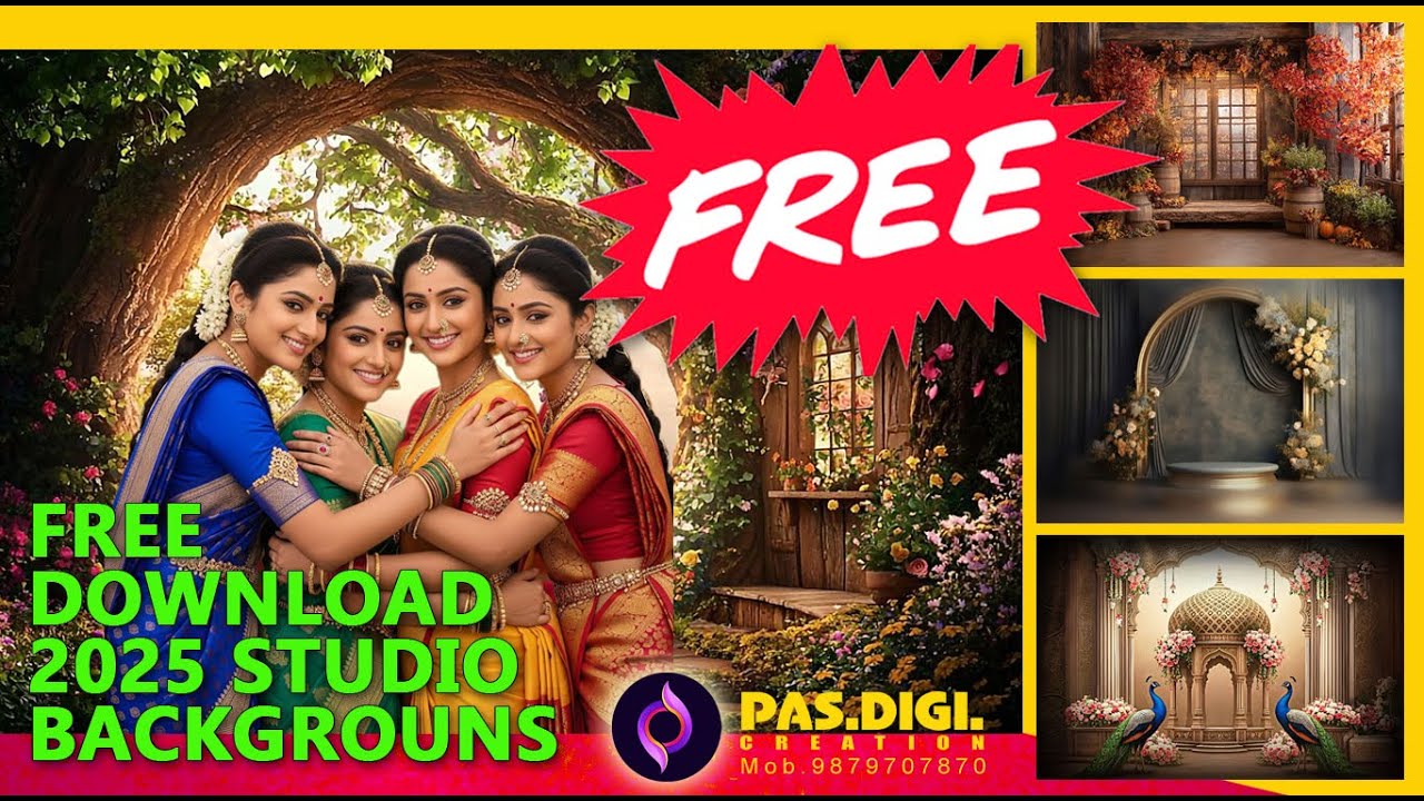 Free DOWNLOAD|Studio Backgrounds Part 02| फ्री डाऊनलोड स्टूडियो बैकग्राउंडस | #studiobackground