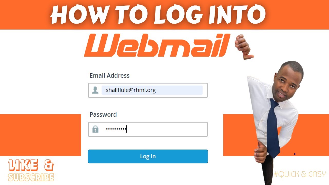 HOW TO LOG INTO YOUR WEBMAIL ACCOUNT 2024? STEP BY STEP☑️