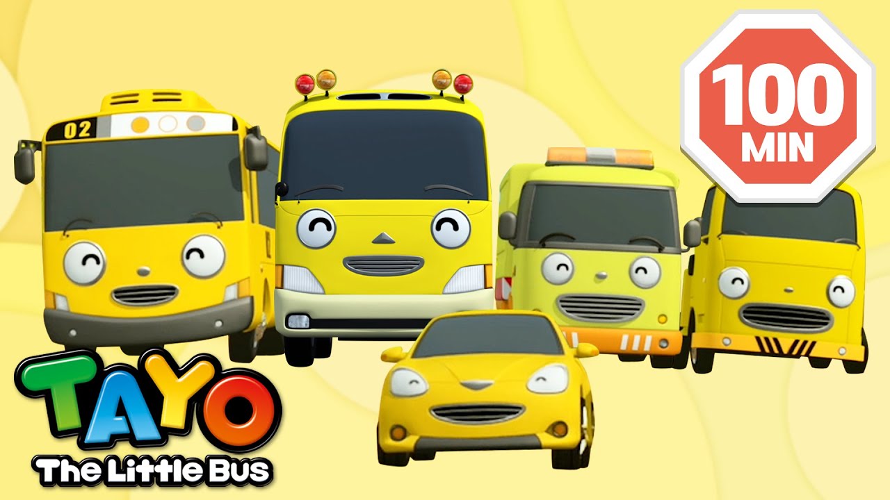 Tayo English Episode | 💛Yellow Vehicles Compilation💛 | Cartoon for Kids | Tayo Episode Club