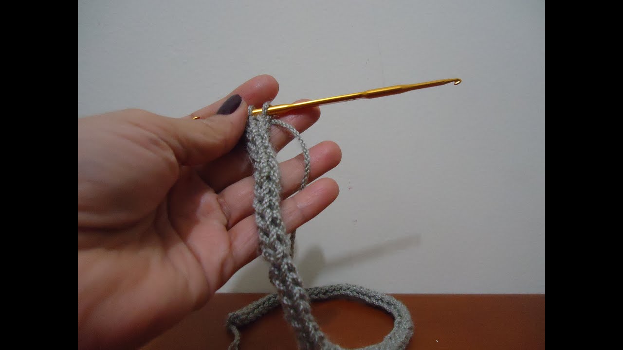 Cordón redondo en crochet