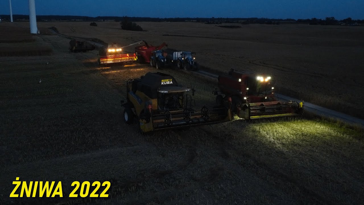 ☆DUŻE ŻNIWA 2022!☆4 KOMBAJNY W AKCJI!☆CLAAS LEXION 760☆NEW HOLLAND T8.330☆AGROKUBA☆