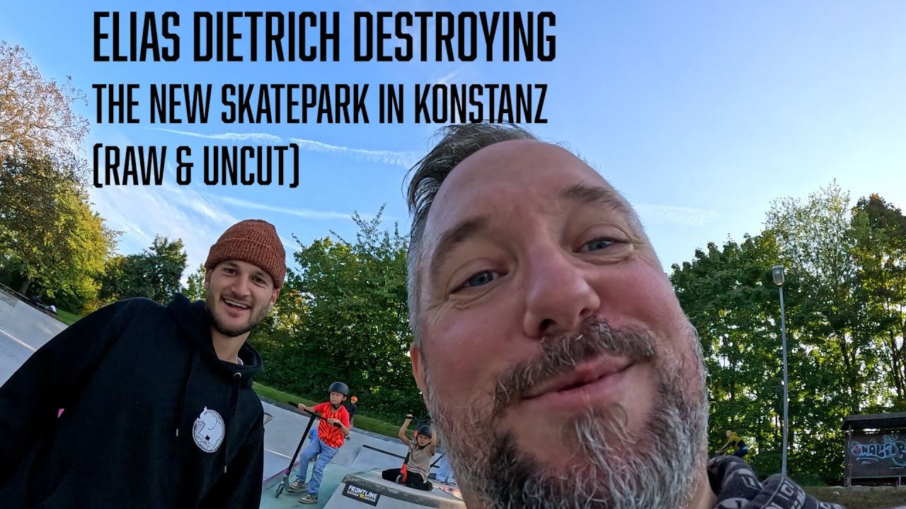 Elias Dietrich Destroying the New Skatepark in Konstanz (Raw & Uncut BTS)