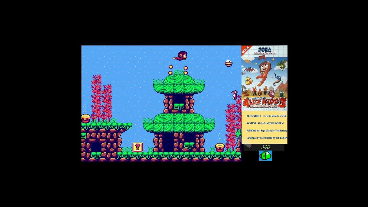 [SP] Alex Kidd 3 - Curse in Miracle World (2021) (Platform) (Sega Master System) [GAMEPLAY] [HD]