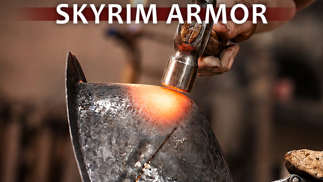 Real armor from Skyrim. Steel Shoulders of Dawnguard