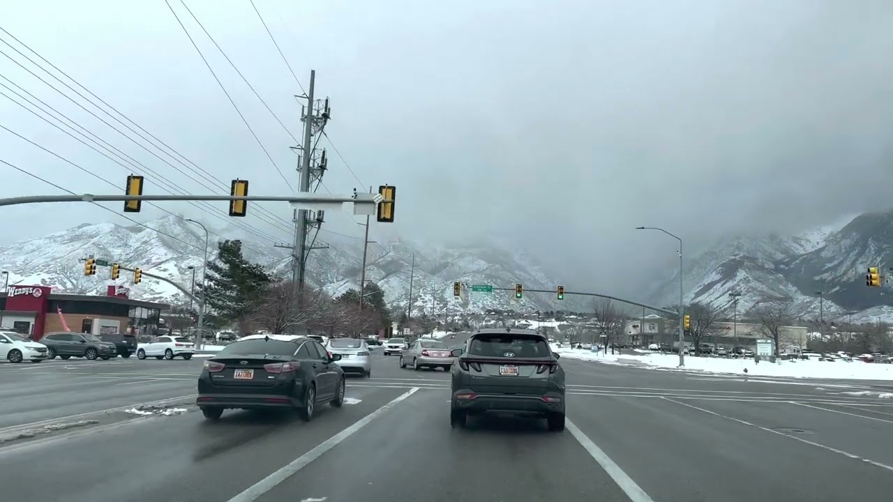 Driving in Sandy, Utah