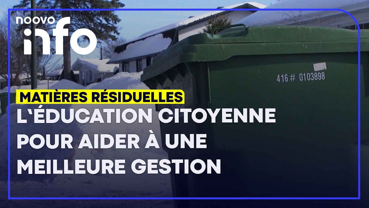 Gestion des poubelles: la Ville de Québec veut miser sur l’éducation citoyenne