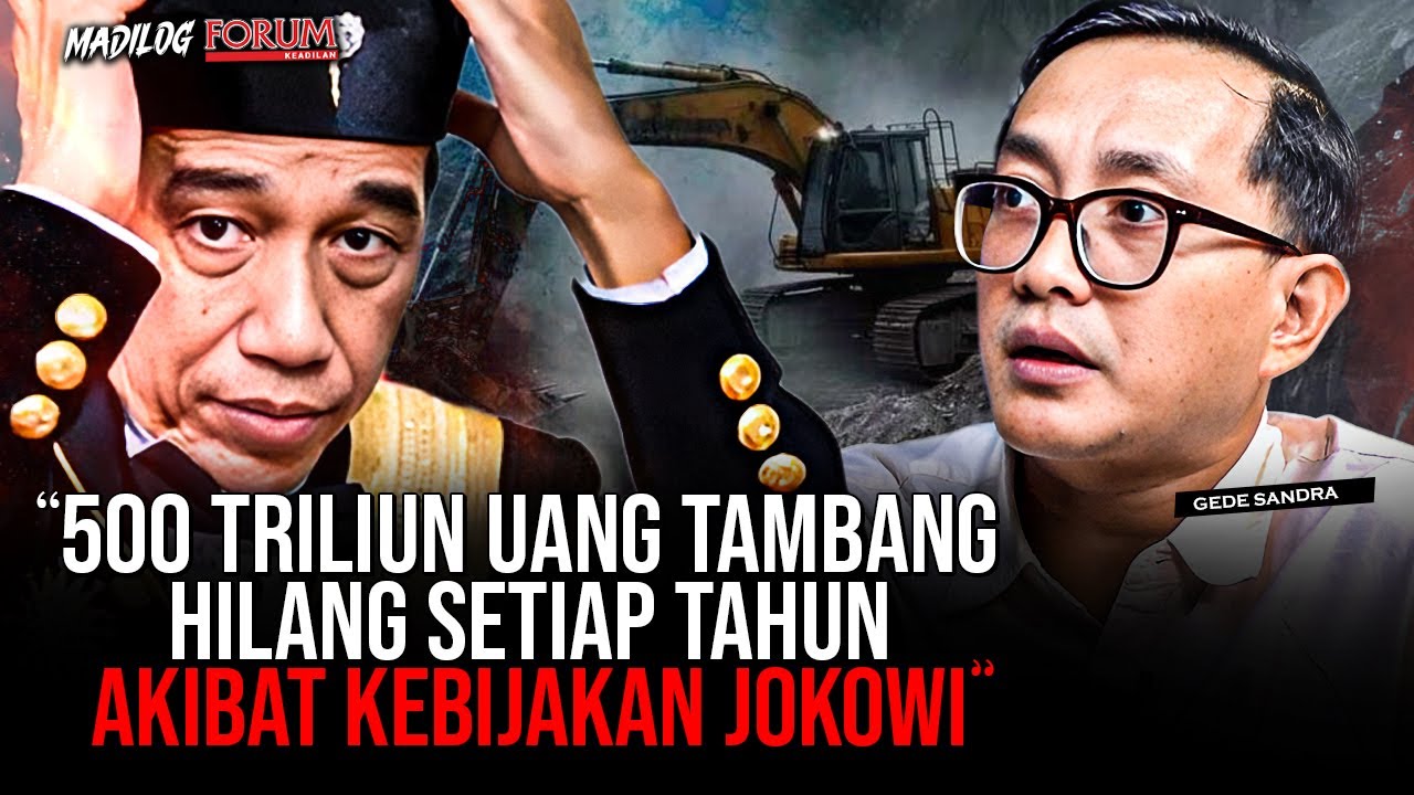 GEDE SANDRA: UU MINERBA TAK TERSENTUH DI ERA JOKOWI... REVISI SEKARANG...!!!