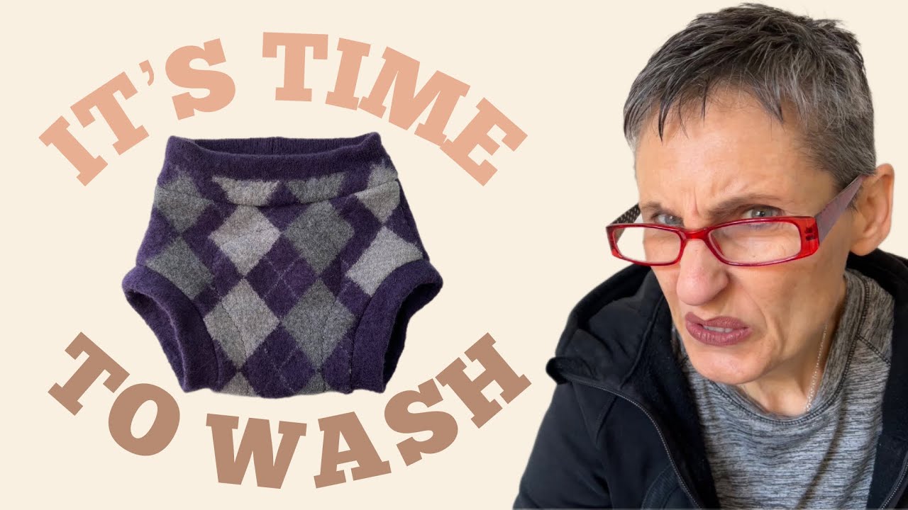 How to wash and lanolize wool diaper covers