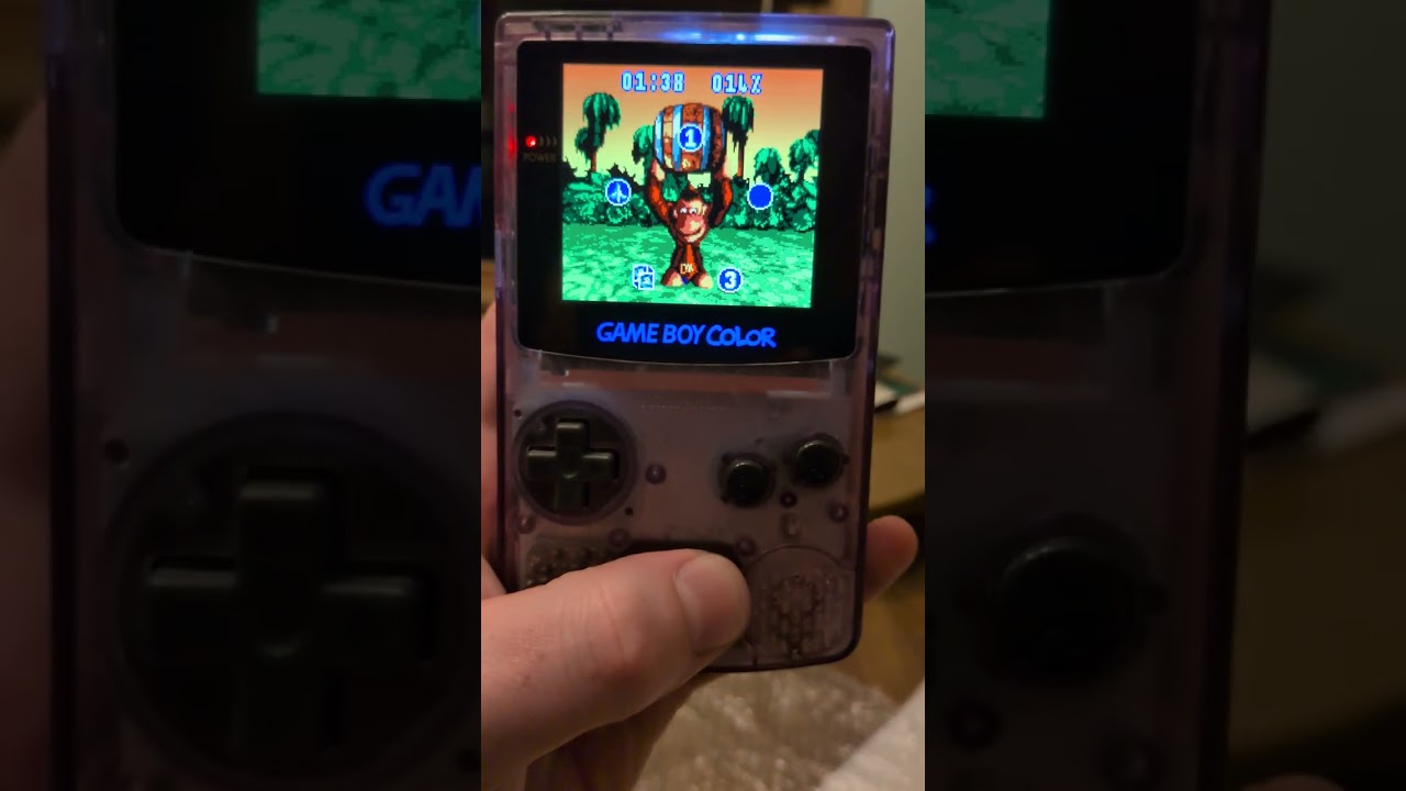 OEM Purple Game Boy Color, new IPS screen, USB-C unboxing!