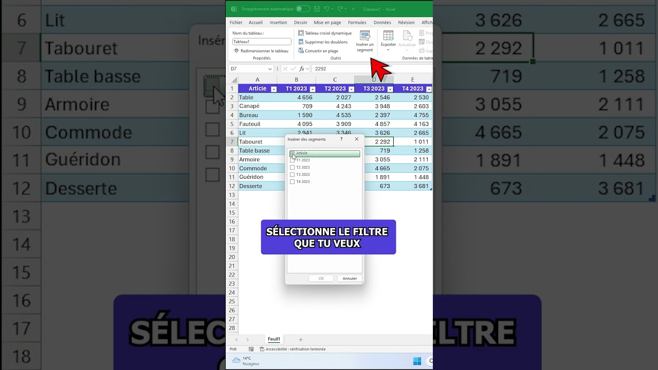 Arr&ecirc;te d'utiliser les filtres comme &ccedil;a sur Excel !