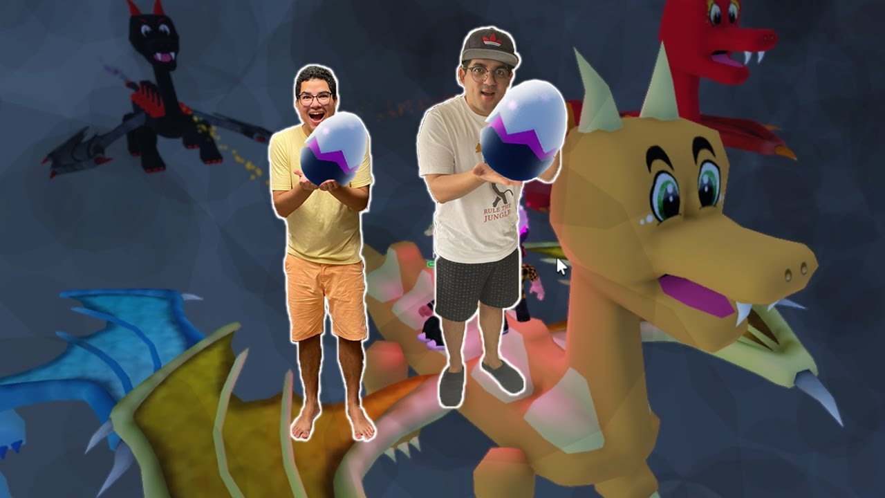 TENTE RESGATAR OS OVOS DE DRAGÕES ROUBADOS!!! - Roblox Baby Dragon