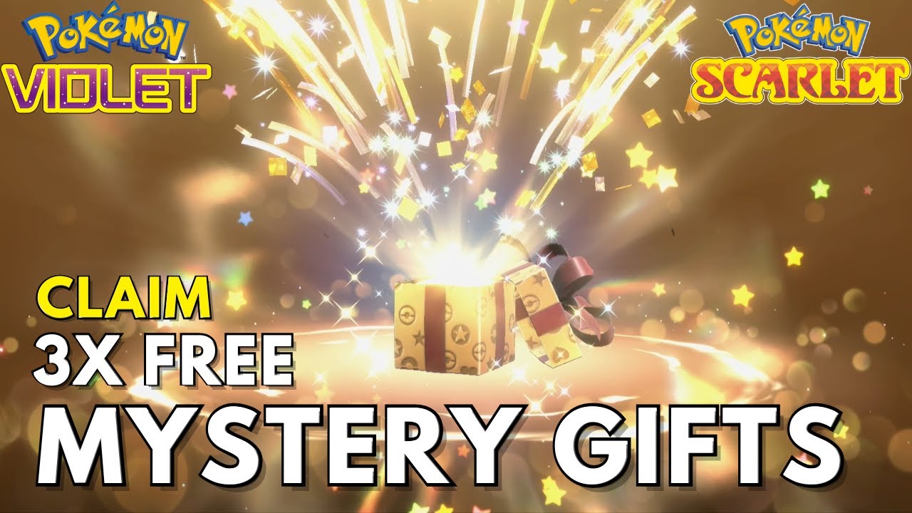 3 FREE MYSTERY GIFTS in Pok&eacute;mon Scarlet & Violet!