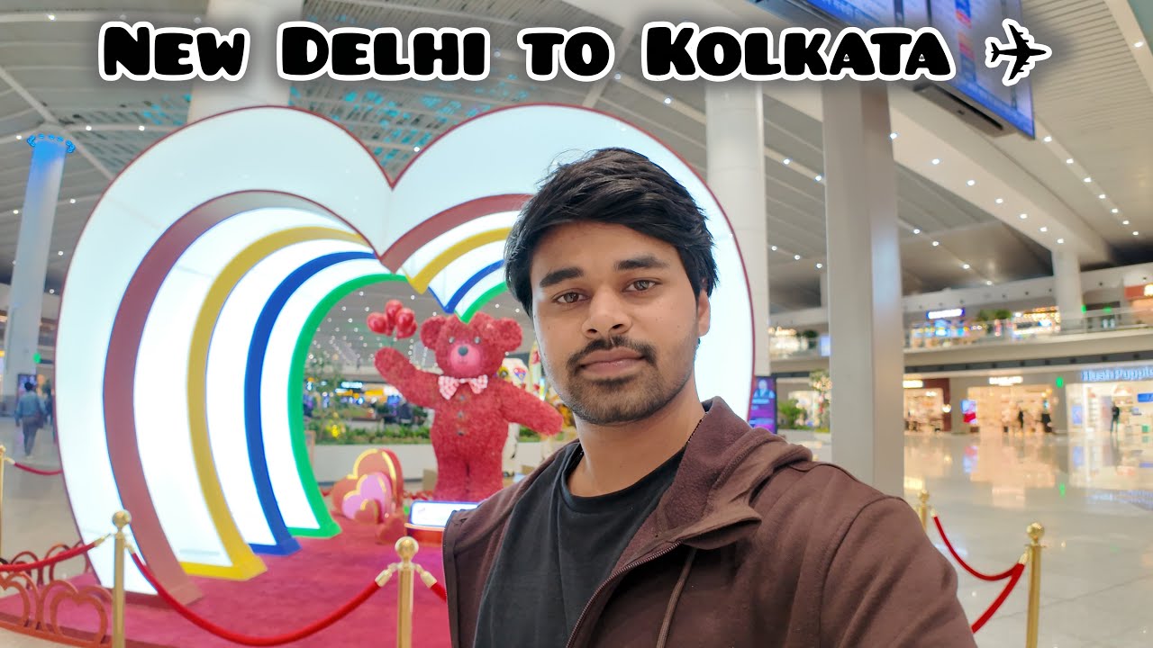 New Delhi to Kolkata Flight Journey || Delhi to Kolkata Travel Vlog || Rajeev Rk