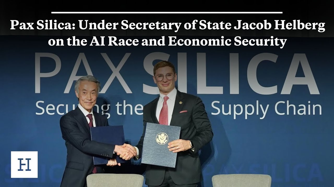 Pax Silica: Under Secretary of State Jacob Helberg on the AI Race and Economic Security