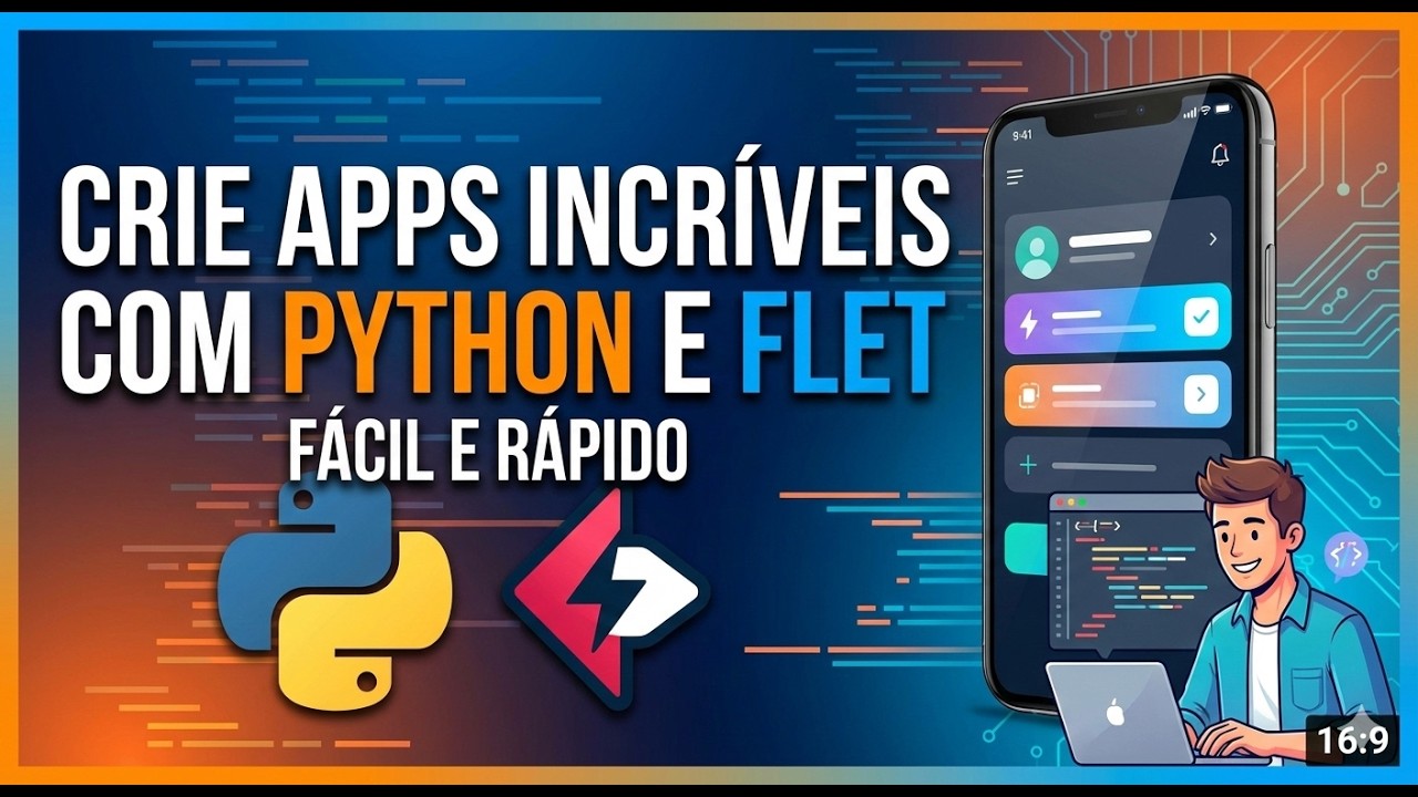 Flet: O ÚNICO Framework Python que você precisa aprender em 2026