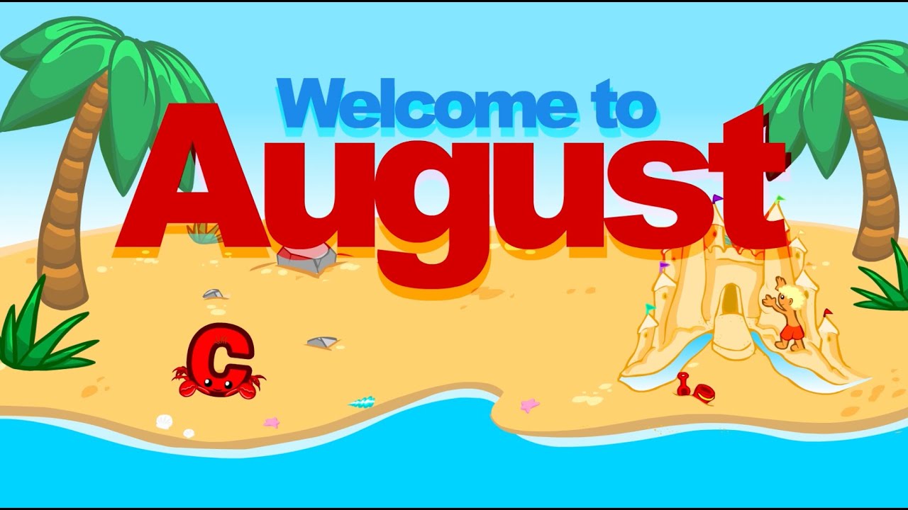 Welcome to August at the Preschool Prep Kids Club!