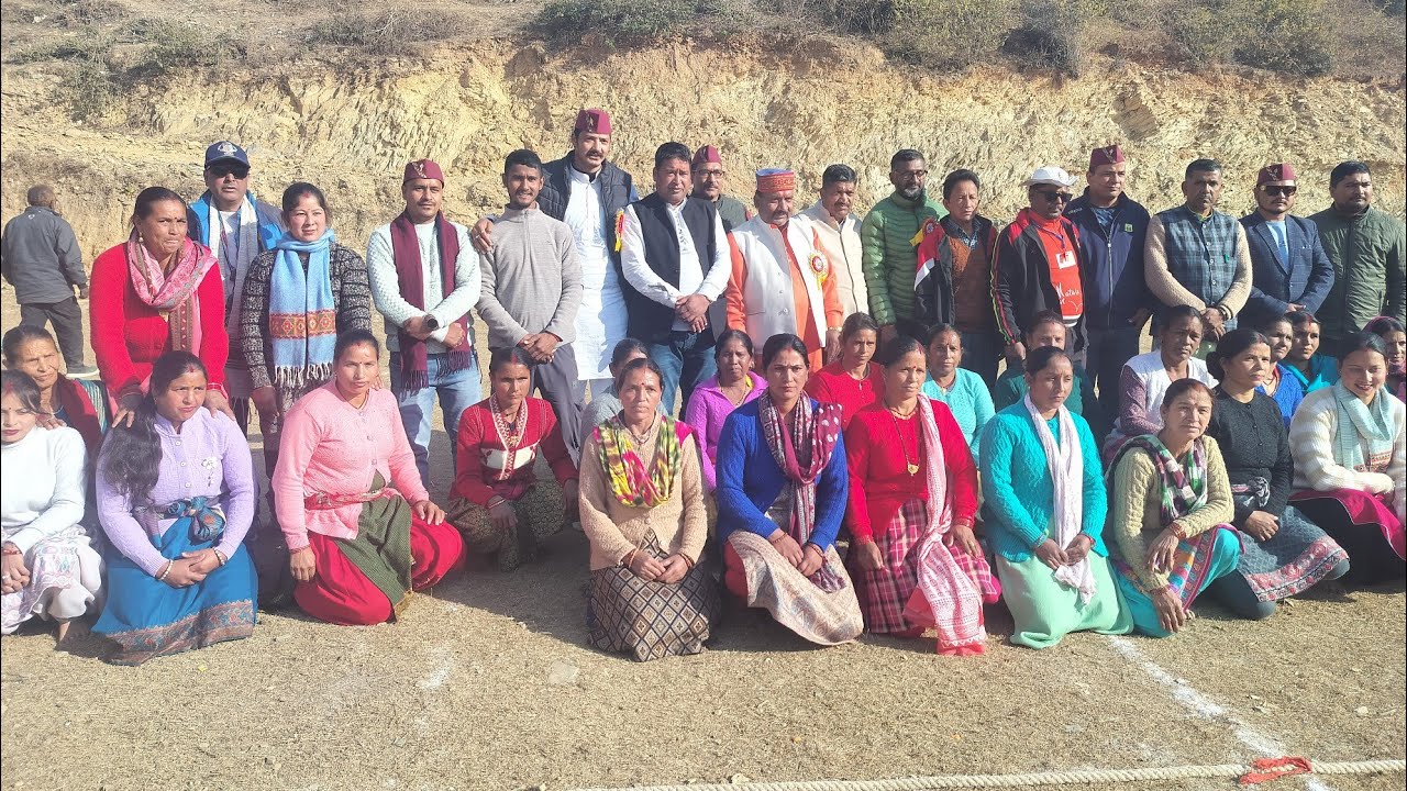 रस्सा कस्सी  महा मुकाबला का दूसरा दिन 