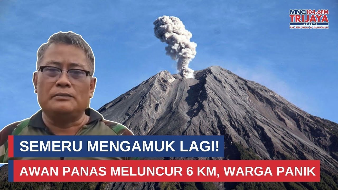 Detik-Detik Mencekam! Letusan Dahsyat Semeru Capai 2.000 Meter! Trijaya Update
