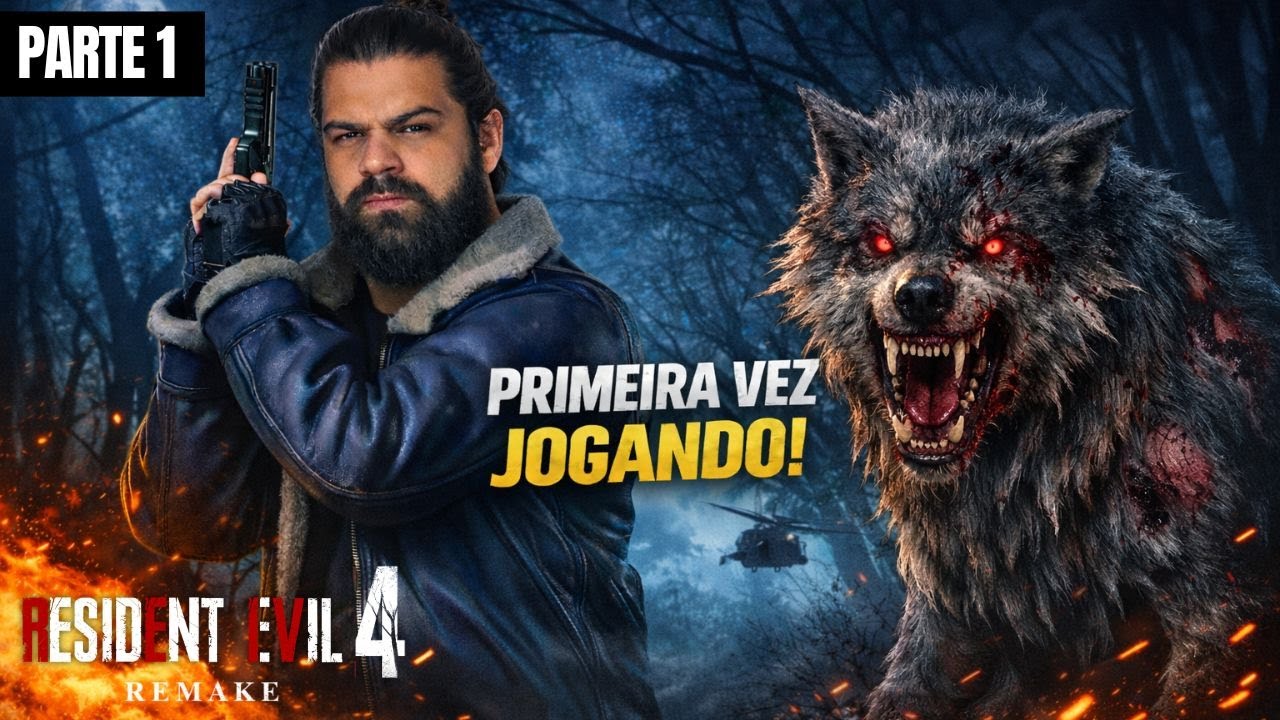 RESIDENT EVIL 4 REMAKE - O INÍCIO DE GAMEPLAY - Dublado em Português PT-BR | PC
