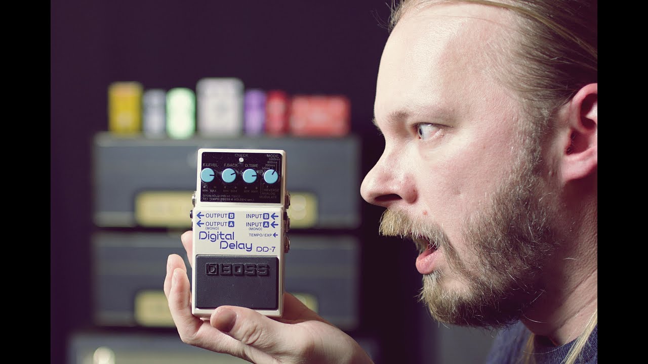 Boss DD-7 Digital Delay Pedal Review (..view..view..view...)