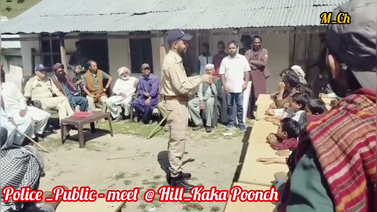 Police Public Meet ll Hill Kaka ll Surankote SDPO Poonch ll 