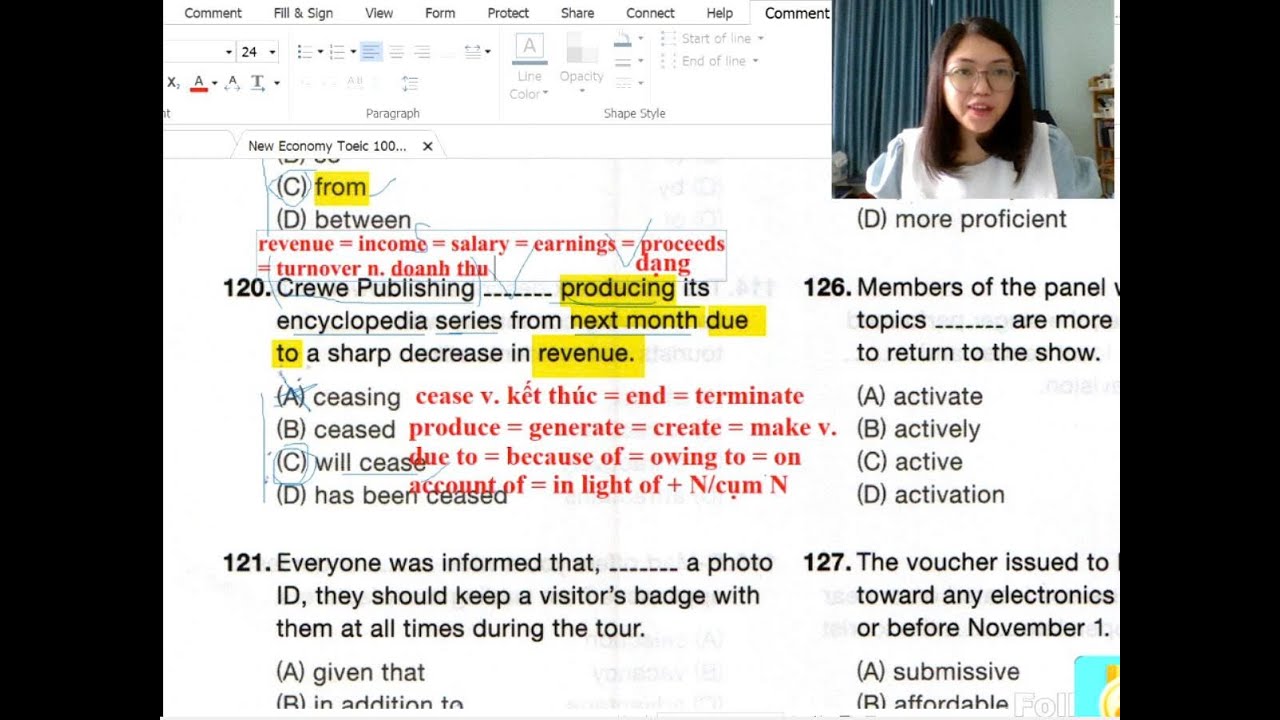 Cập nhật sát đề thi thật TOEIC part 5 tháng 1 2026 P4 - XINH TƯƠI TOEIC