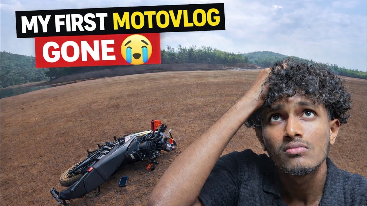 My First Motovlog Gone 😭 | Bike Bittu 🥺 | Kannada Motovlog