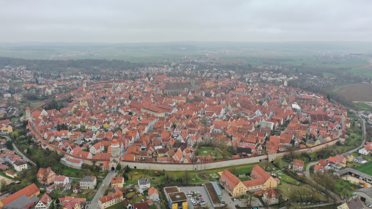 N&ouml;rdlingen - Donau-Ries, Swabia - Bavaria, Germany | Drone aerial view