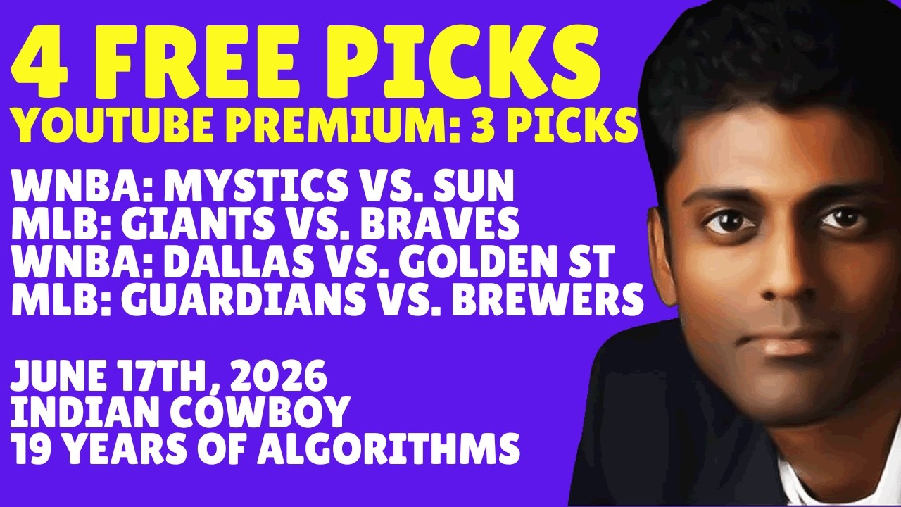 Indian Cowboy Wednesday WNBA Baseball Picks Predictions Best Bets 06/17/2026 Picks Predictions Bets