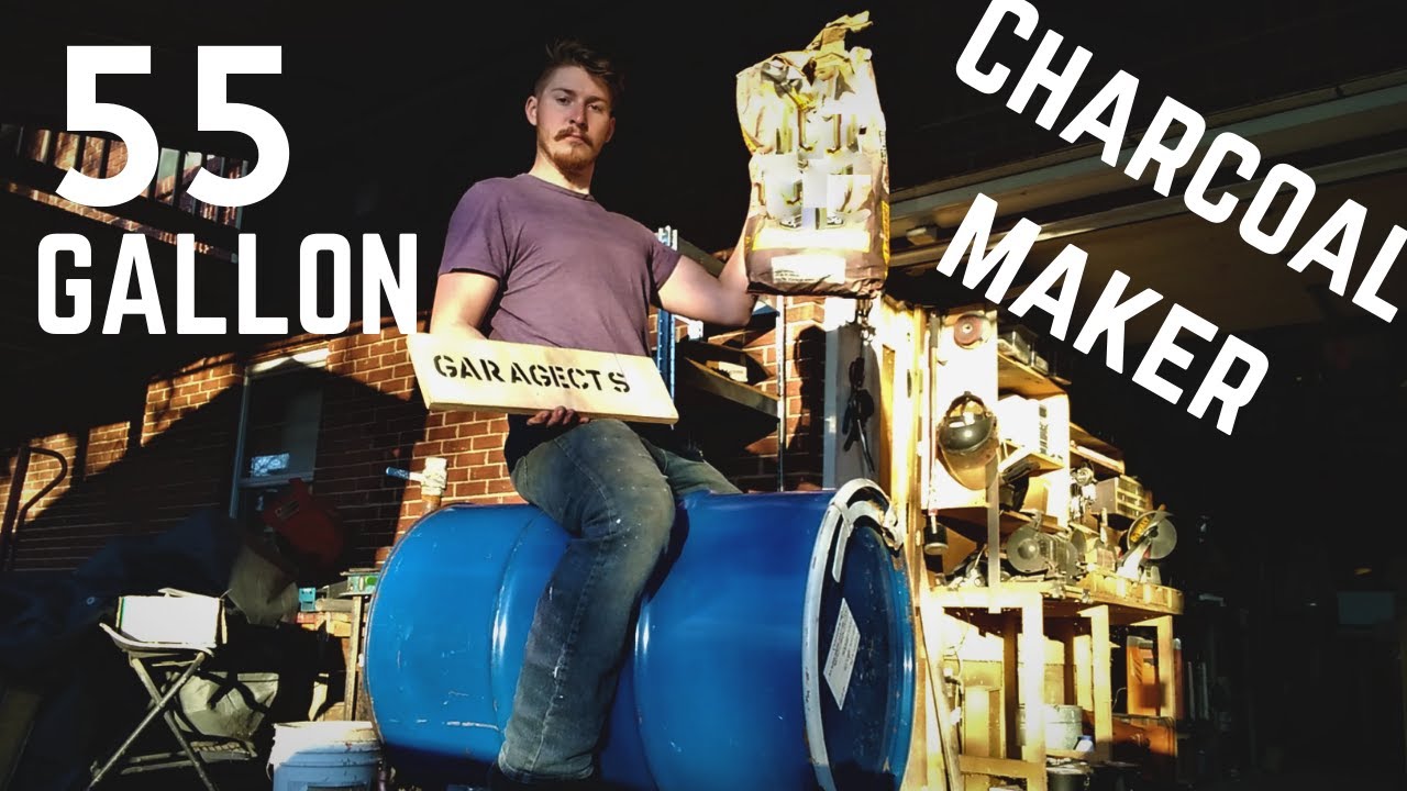 55 Gallon Drum Charcoal Maker Build