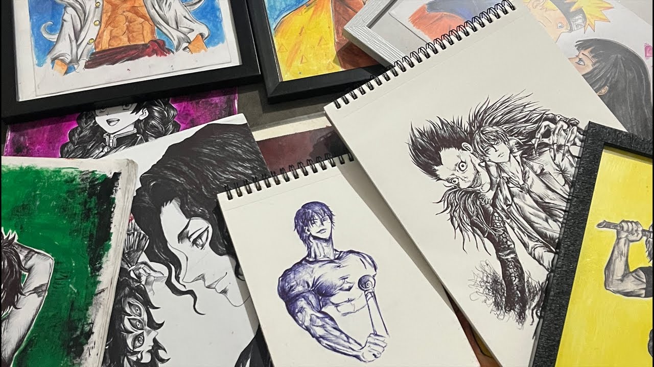 Finishing Toji Fushiguro Drawing LIVE ✍️ | JJK Ball Pen Artwork #jjk #art #live #toji