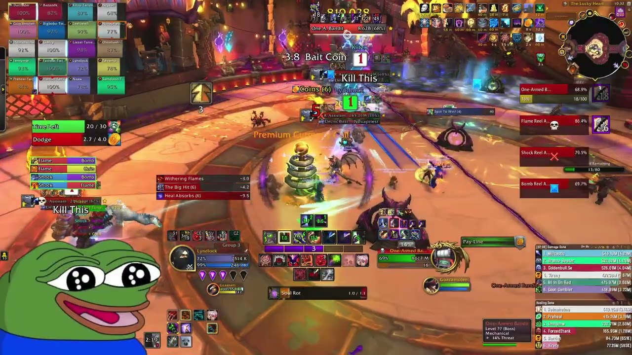 Mythic One-Armed Bandit Affliction Warlock PoV
