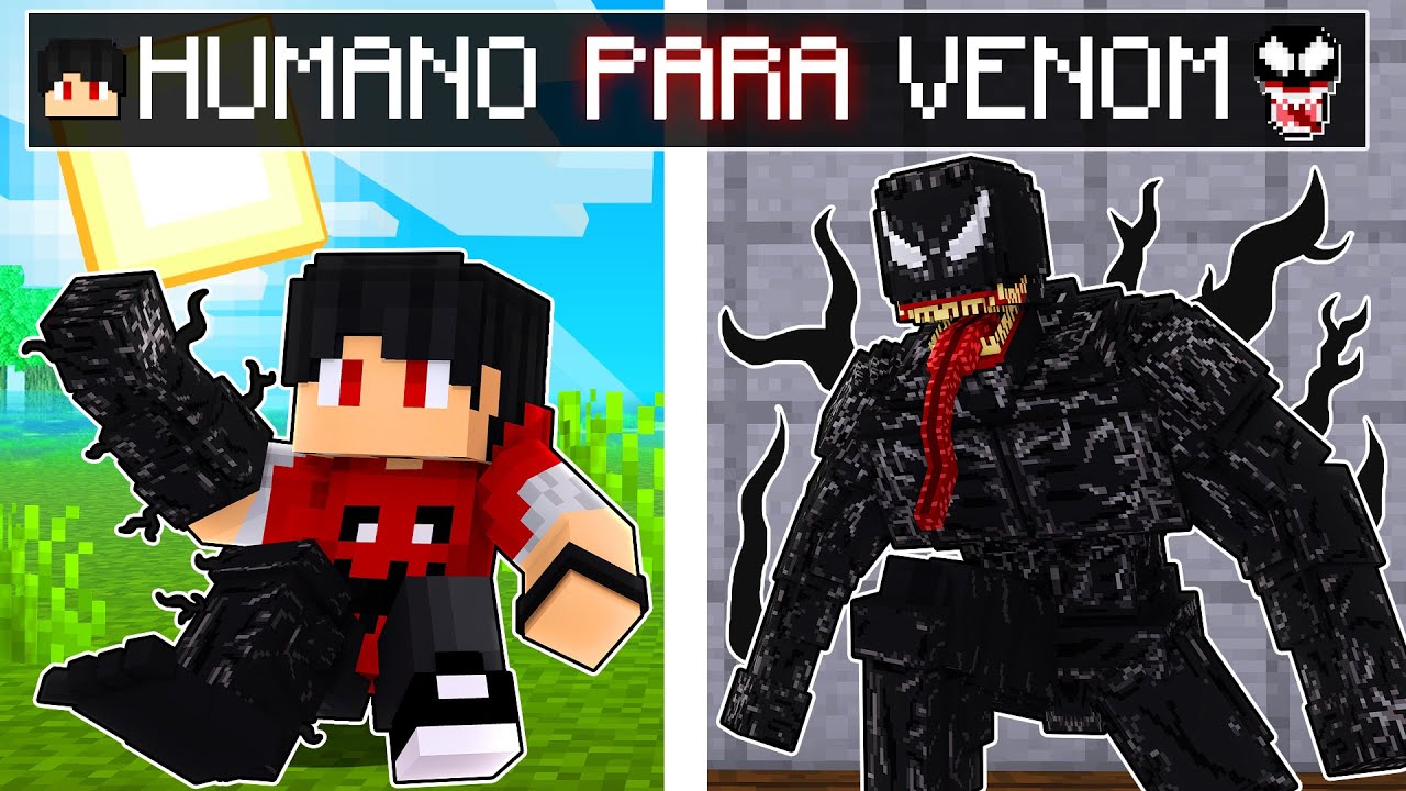 A história do HUMANO para o VENOM no Minecraft ‹‹ P3DRU ››