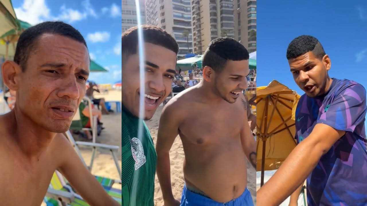 😂 Zeca BRIG0U com o irmão dele na praia + Artur foi passear com eles