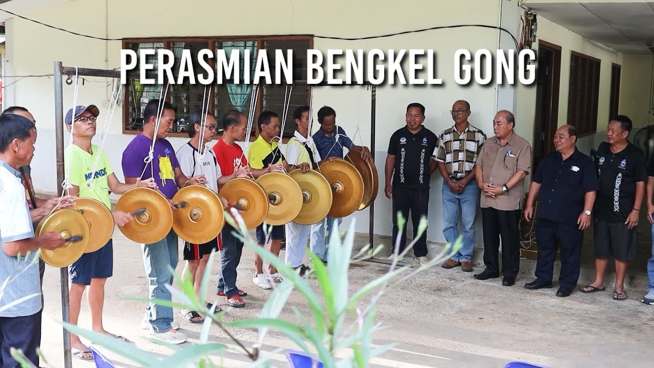 Perasmian bengkel gong