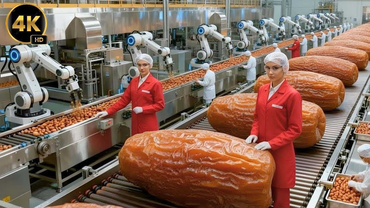 Inside a Modern Dates Factory: From Palm Trees to Ready-to-Eat Dates (Full Process)