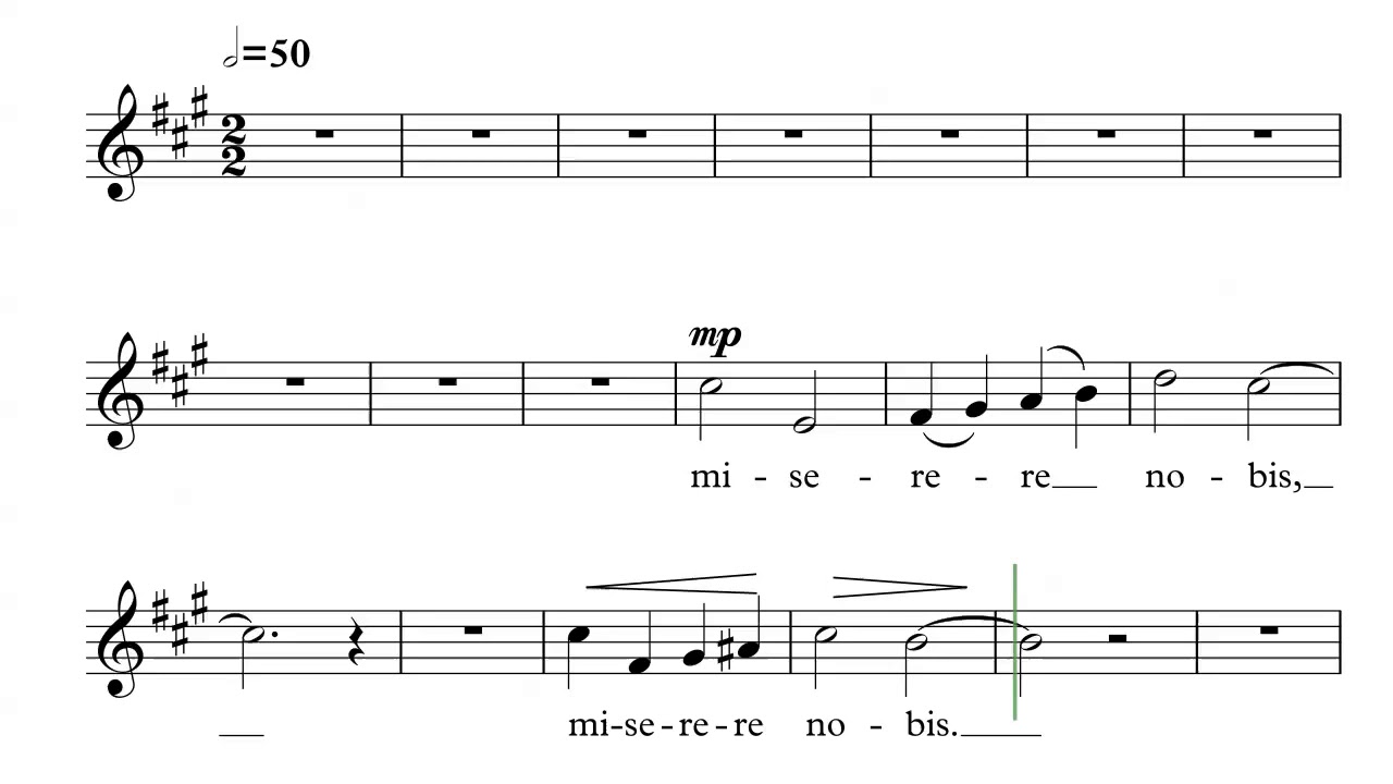 Agnus Dei - Tambling - Messe in A - S2