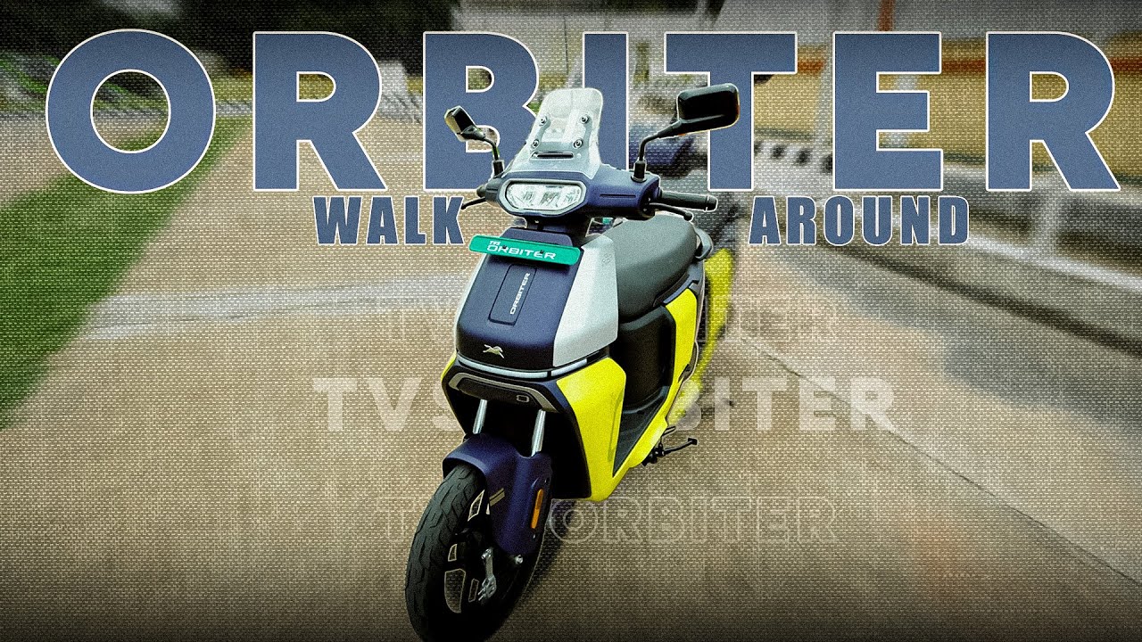2025 TVS Orbiter Electric Scooter | Full Walkaround & Features Explained | One D Malayalam 