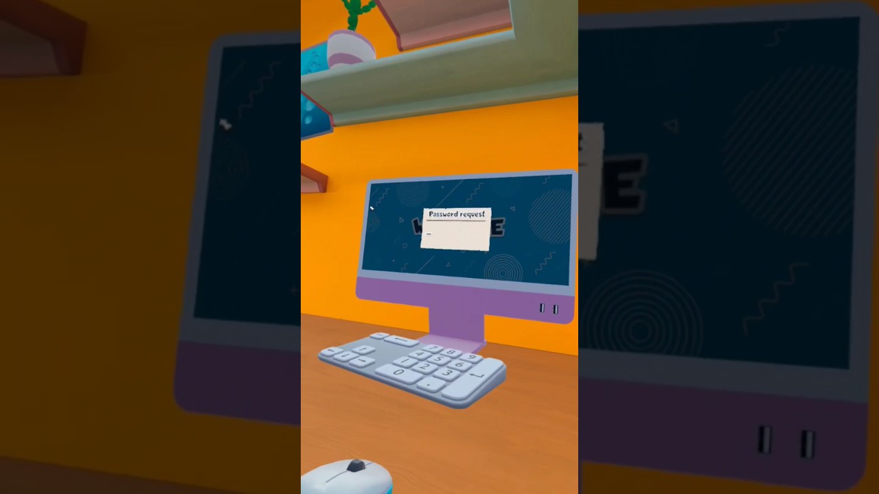 I am Cat VR | Password computer