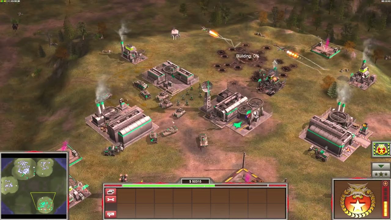 GENERALS ZERO HOUR  CONTRA X  CHINA  INFANTRY VS USA AIR FORCE