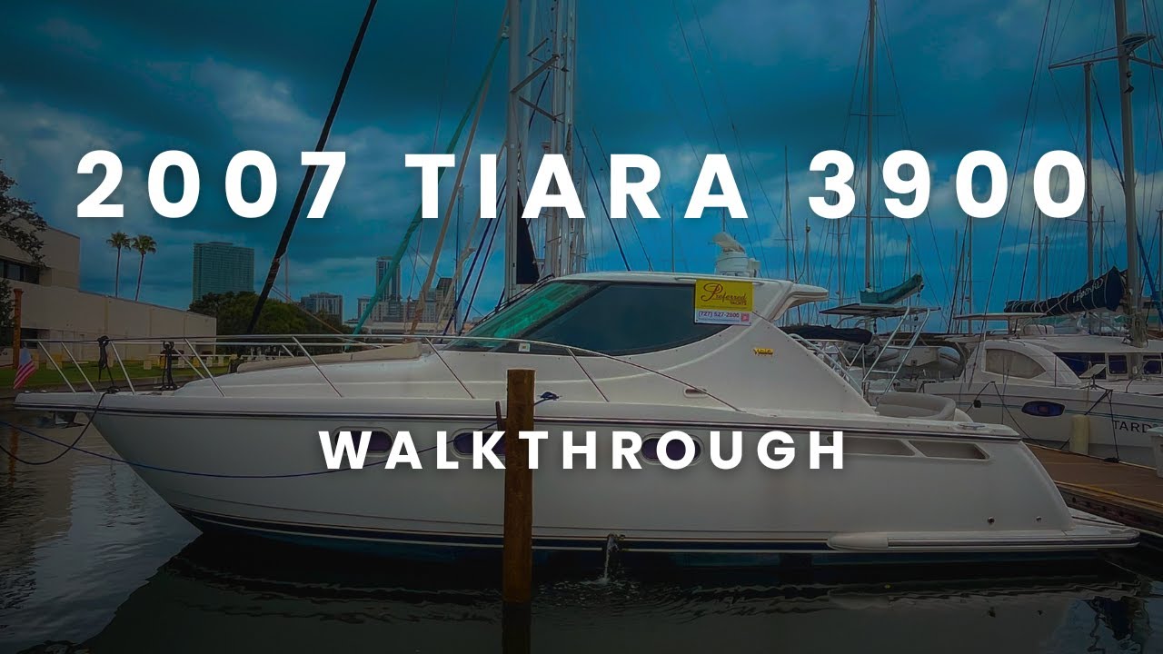 2007 Tiara 3900 Walkthrough by Capt. Andy Deen at Preferred Yachts