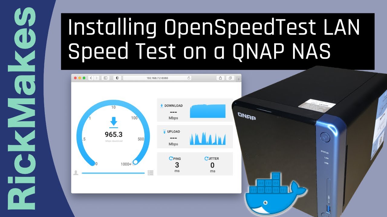 Installing OpenSpeedTest LAN Speed Test on a QNAP NAS