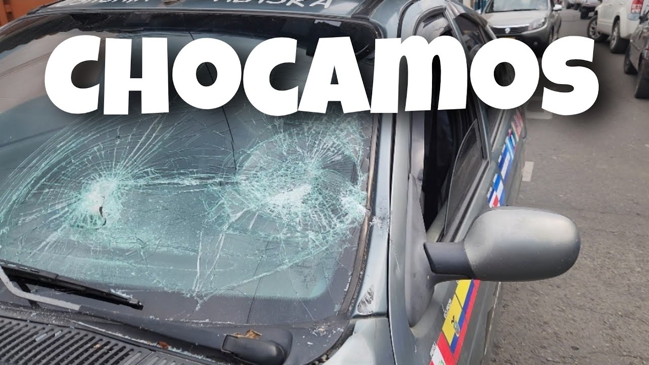 💥ACCIDENTE contra una moto en Colombia [El RIESGO de vivir viajando en ruta]