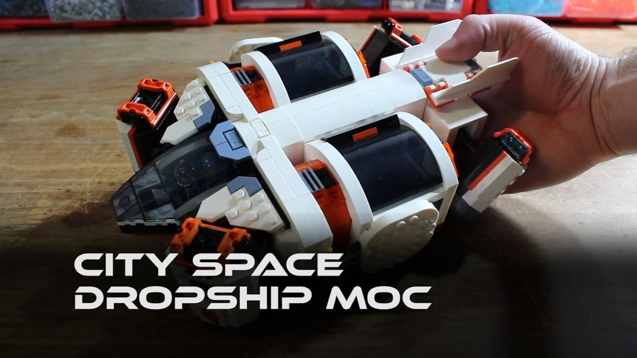 Lego Moc: Городской космический десантный корабль